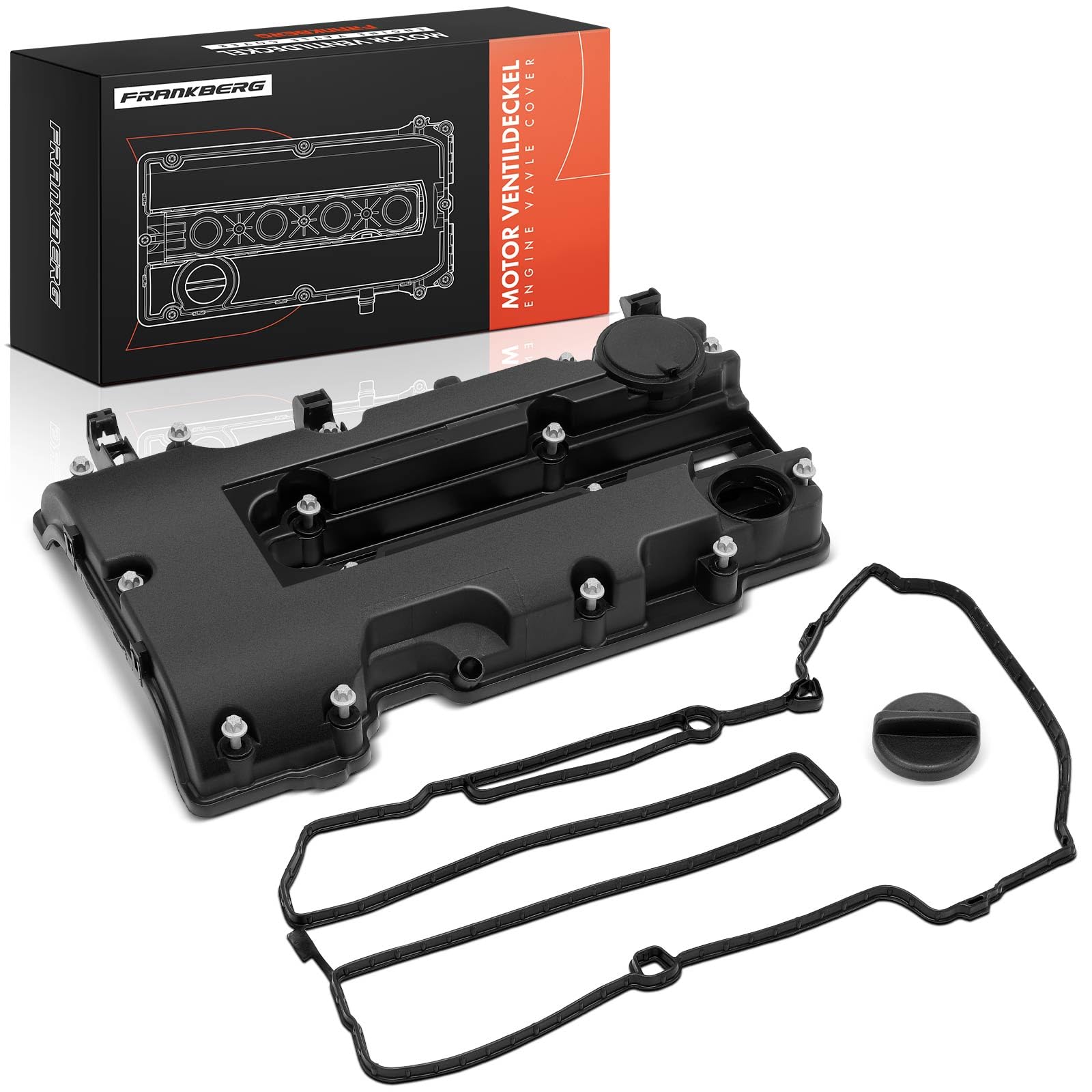 Frankberg Tapa de culata Tapa de válvulas Gasolina Compatible con Corsa D S07 1.2L Corsa D S07 1.4L Mokka/Mokka X J13 1.4L Adam M13 1.4L Adam M13 1.2L Replace# 55573746