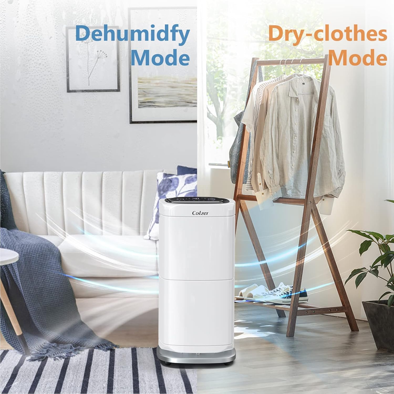 COLZER PD582A Dehumidify Mode and Dry-clothes Mode