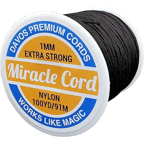 1mm Black Nylon Cord: Unparalleled Strength for Your Creative Pursuits