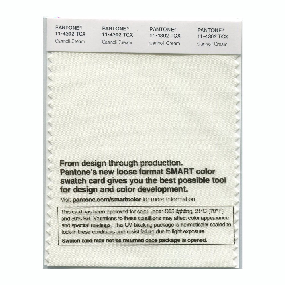 PantoneSmart Swatch 11-4302 Cannoli Cream