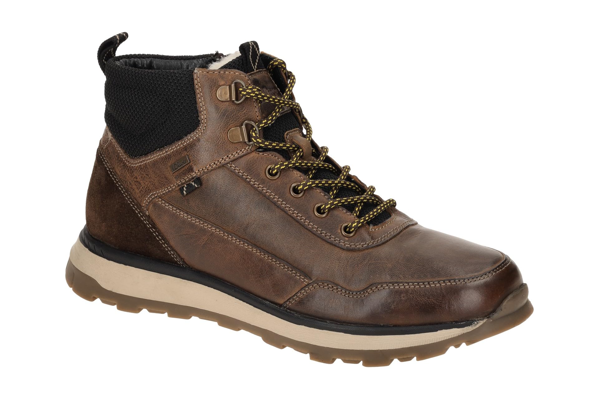 s.Oliver Men's Lace-Up Boots 5-16227-43, Cognac, 11 UK