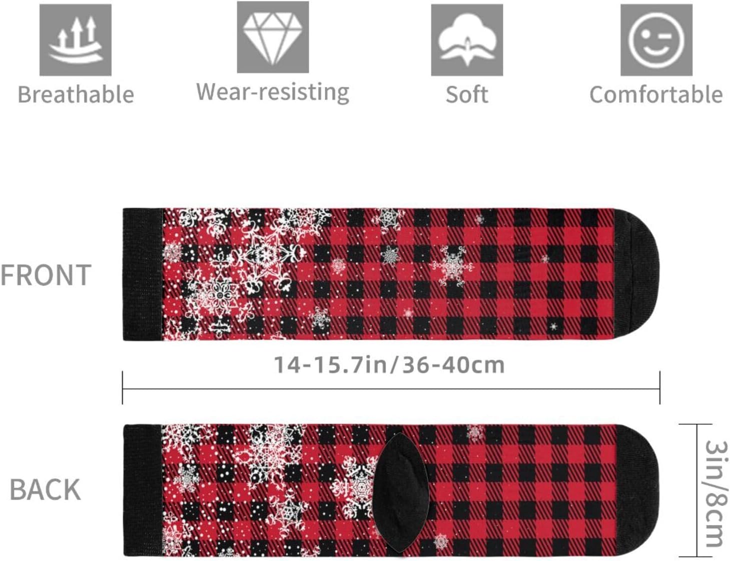 Novelty Fun Crew Socks Fashion Comfortable Men And Women Crazy Dress Socks - Image 6