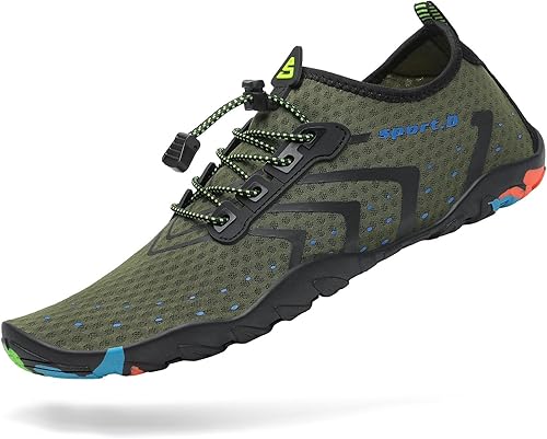 Mishansha - Zapatos de agua para hombres y mujeres, secado rápido, para natación, buceo, surf, deportes acuáticos, piscina, playa, senderismo, yoga.