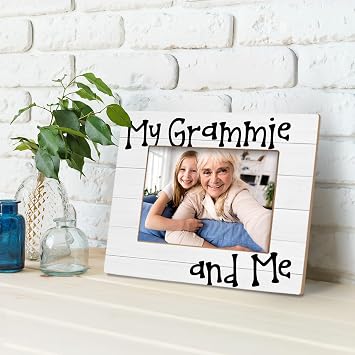 Grammie Picture Frames - Grammie Gifts from Grandkids,Best New Grandma Gifts Promoted to Gigi Photo Frame, Christmas Birthday Gift for Female Grandma 5x7 Picture Frame