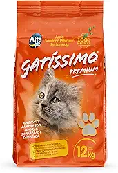 Areia Sanitária Premium Fina com Carvão Ativado e Perfumada, Pacote de 12Kg, Linha Gatíssimo, Alfapet.