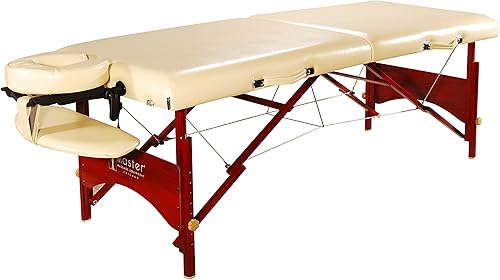 Master Massage - Paquete de mesa de masaje portátil Vista de 28 pulgadas con espuma viscoelástica