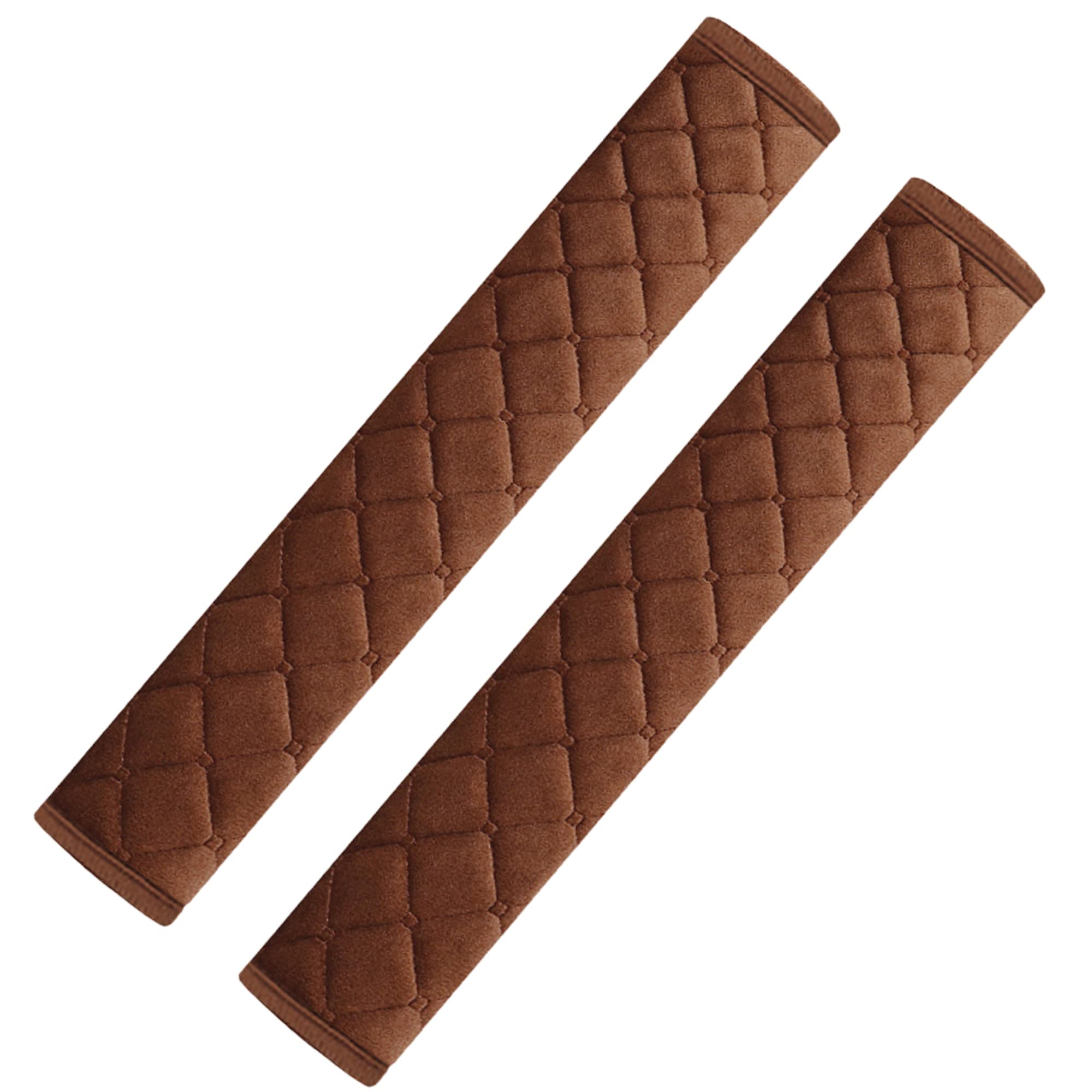 Morbido E Comodo Copricintura Per Auto, Per Adulti, Bambini, Donne, Adolescenti E Uomini, Cuscini Per Cinture Di Sicurezza, Per Camion, SUV, Spalla, Per Toyota, Decorazioni, 1 Pezzo Marrone 39.5cm