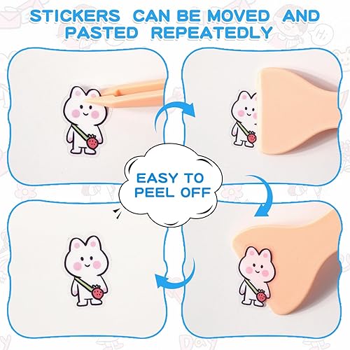 Miniatura 3 de Libro de calcomanías reutilizables de 100 hojas, libro de recolección de calcomanías con bolsillo, álbum de calcomanías reutilizable, álbum de