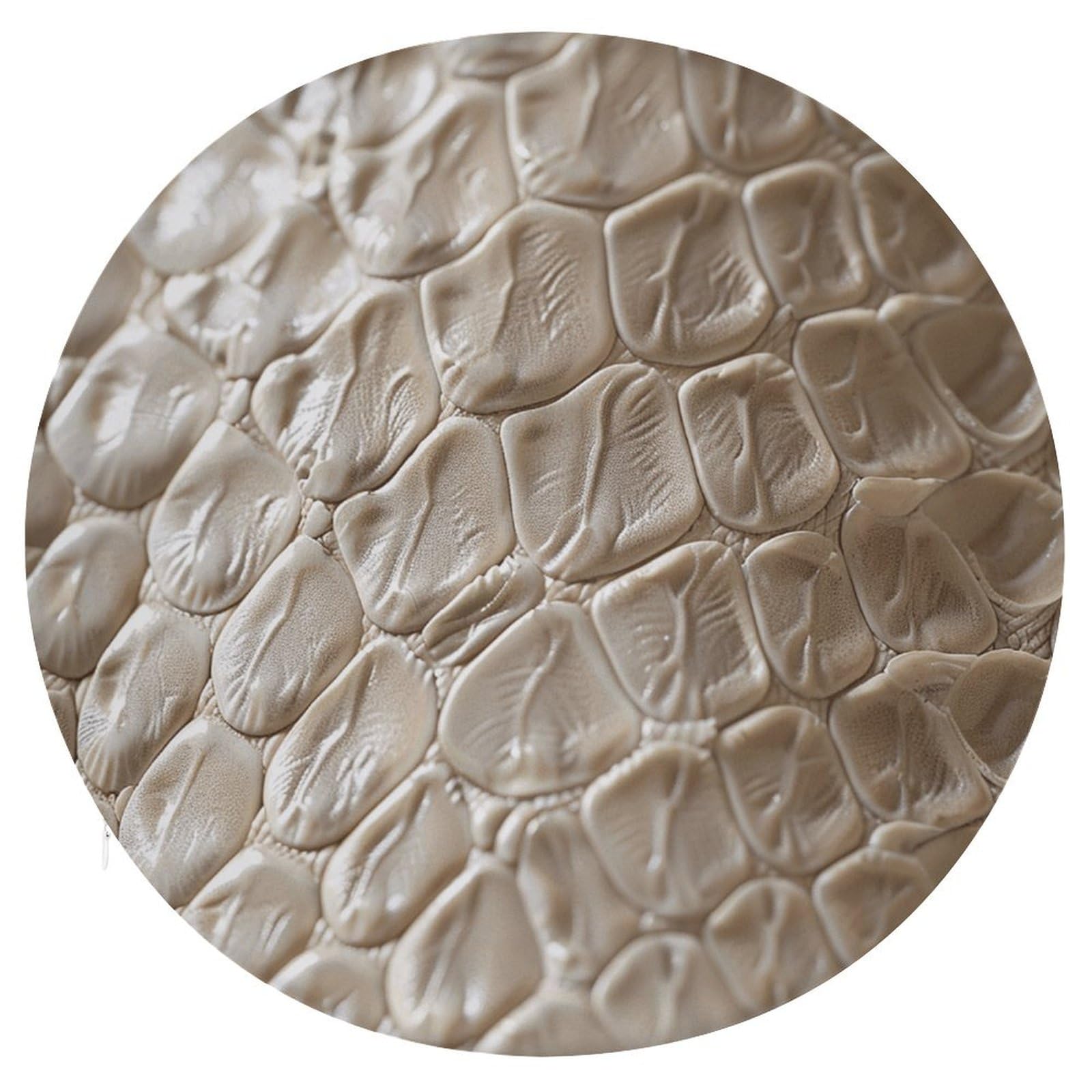 Coussin peau de serpent au design raffiné pour assise intérieure