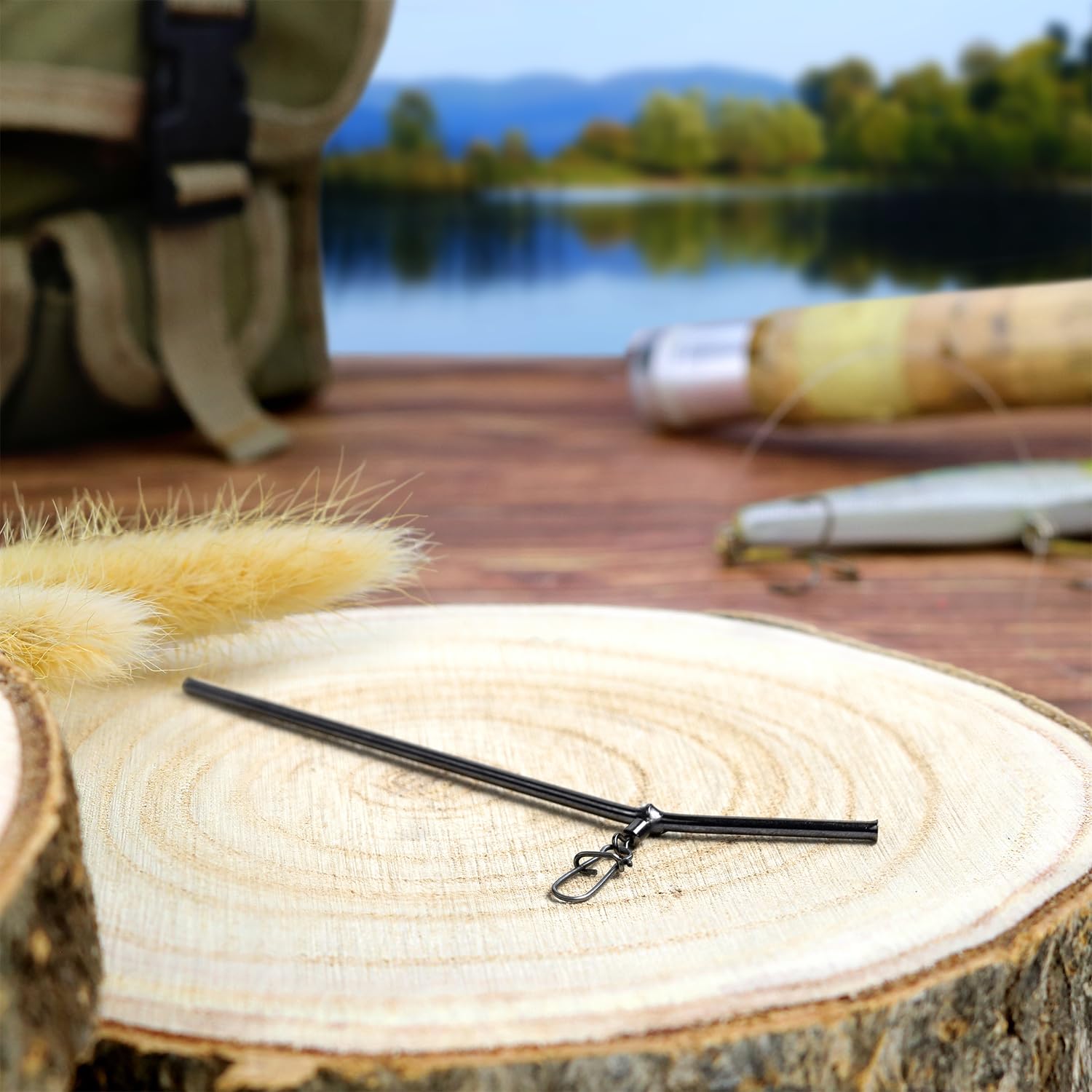 AMZfishing 10 x wysięgnik zapobiegający splątaniu się z metalu o długości 5,7,9 lub 12 cm | element dystansowy do wędkowania | akcesoria do karpia | rurki przelotowe | akcesoria wędkarskie | karmnik