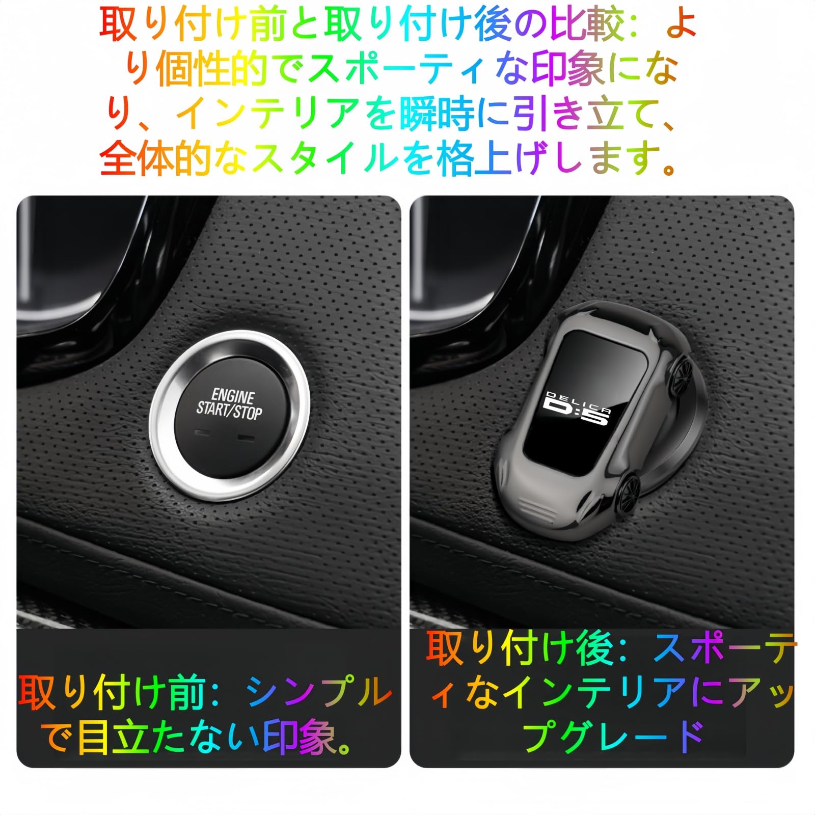 Amazon | 【コミックデザイン】エンジンプッシュボタン カバー コペン
