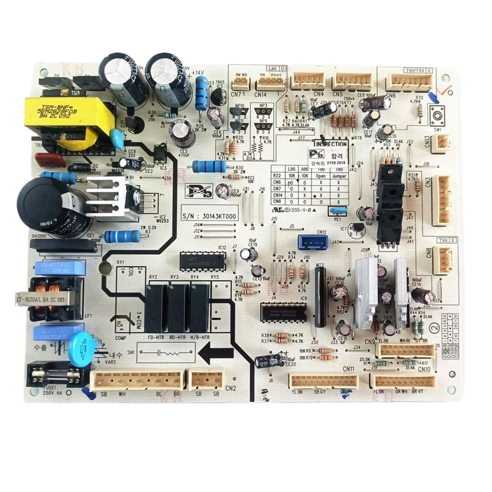 Riswekfw One Color Motherboard Pcb Board 30143Kt000 For Refrigerator Parts