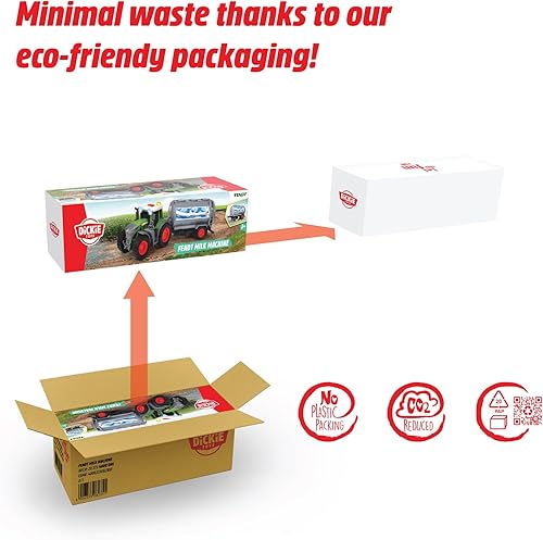 Miniatura 7 de Dickie FENDT + REM 26CM Tractor, 203734000ONL, multicolor