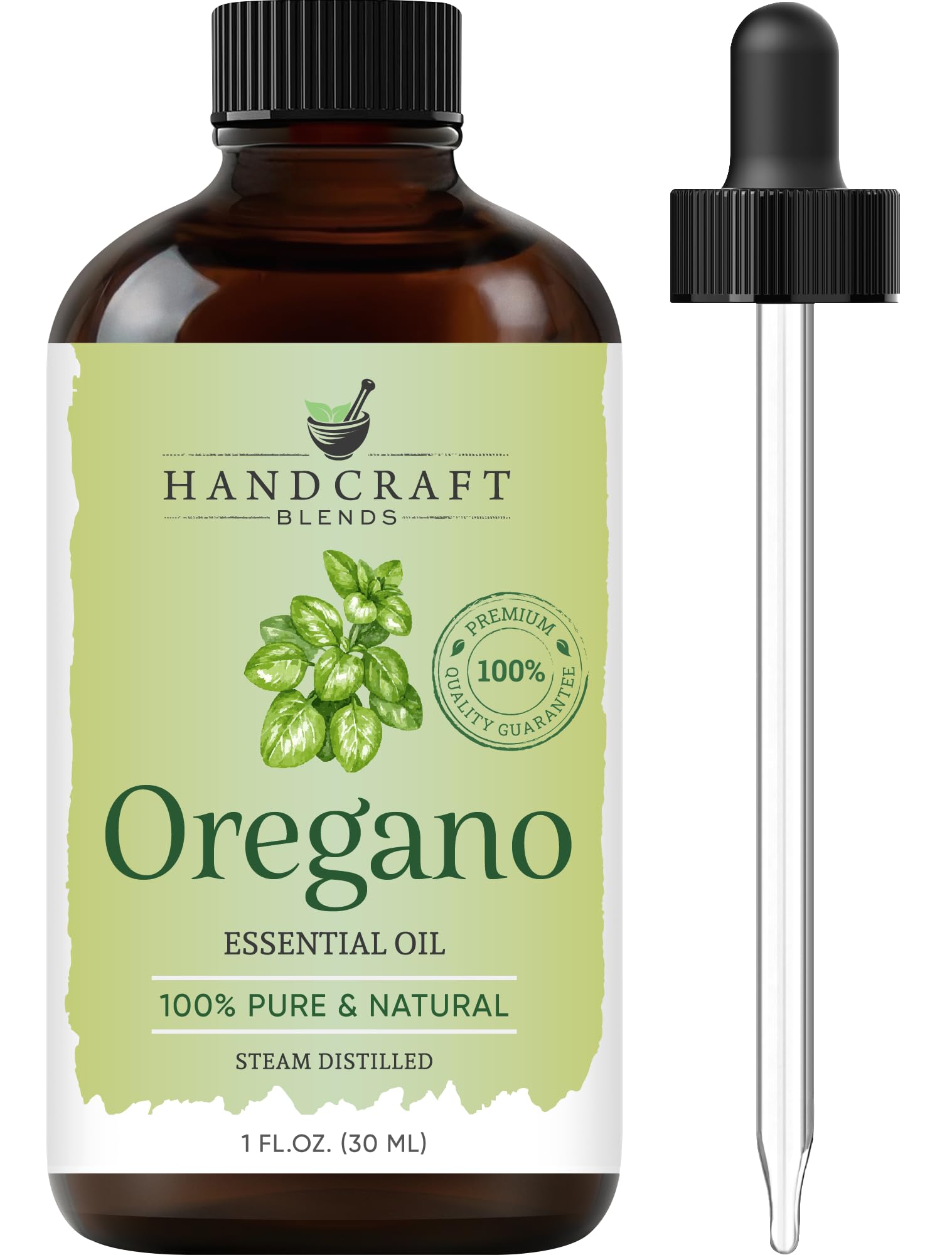Handcraft Blends Oregano Oil – 1 Fl Oz – 100% Pure and Natural – Premium Grade Essential Oil for Diffuser and Aromatherapy, Skin, Massage, Candle and Soap Making Fragrance