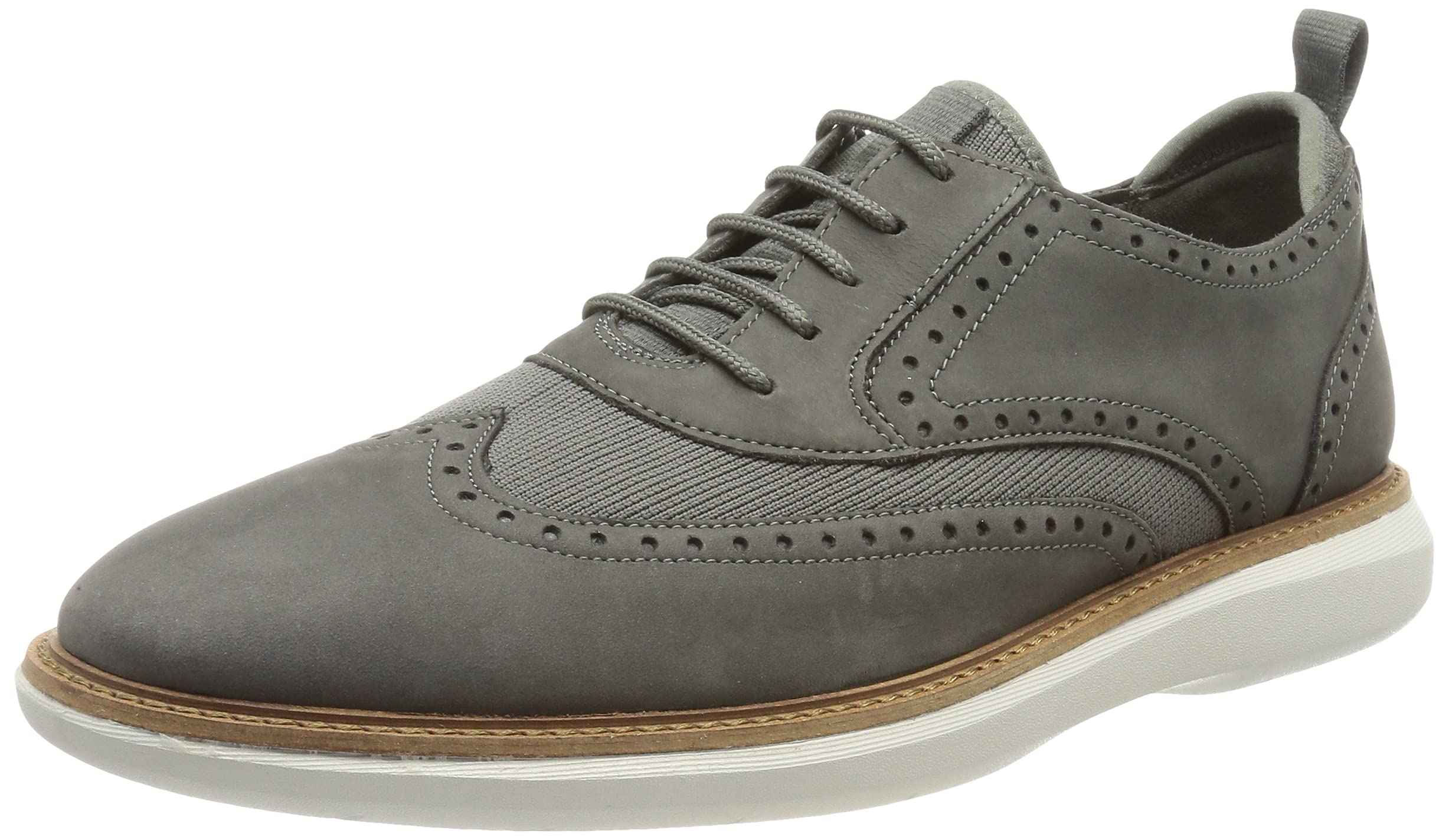 ClarksMens 26159498 GreyLoafer Flat