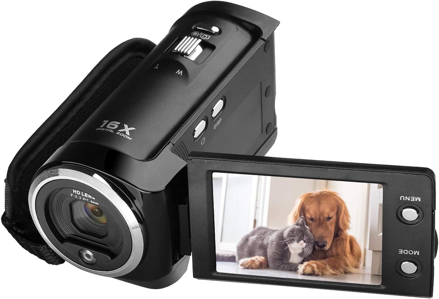 KG00l4 720P 16MP Digital Video Camcorder Camera DV DVR 2.7inch TFT LCD 16x ZOOM Portable Digital Video Recorder C6