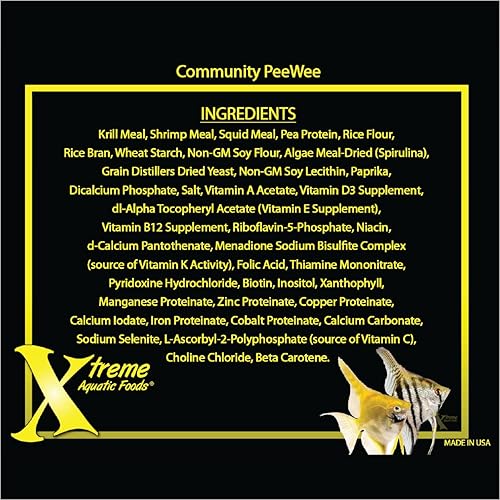 Vista 12 de Xtreme Community Peewee - Gránulos de 0.059 in: hundimiento lento e ideal para peces comunitarios – Aumenta la salud inmune y digestiva, mejora