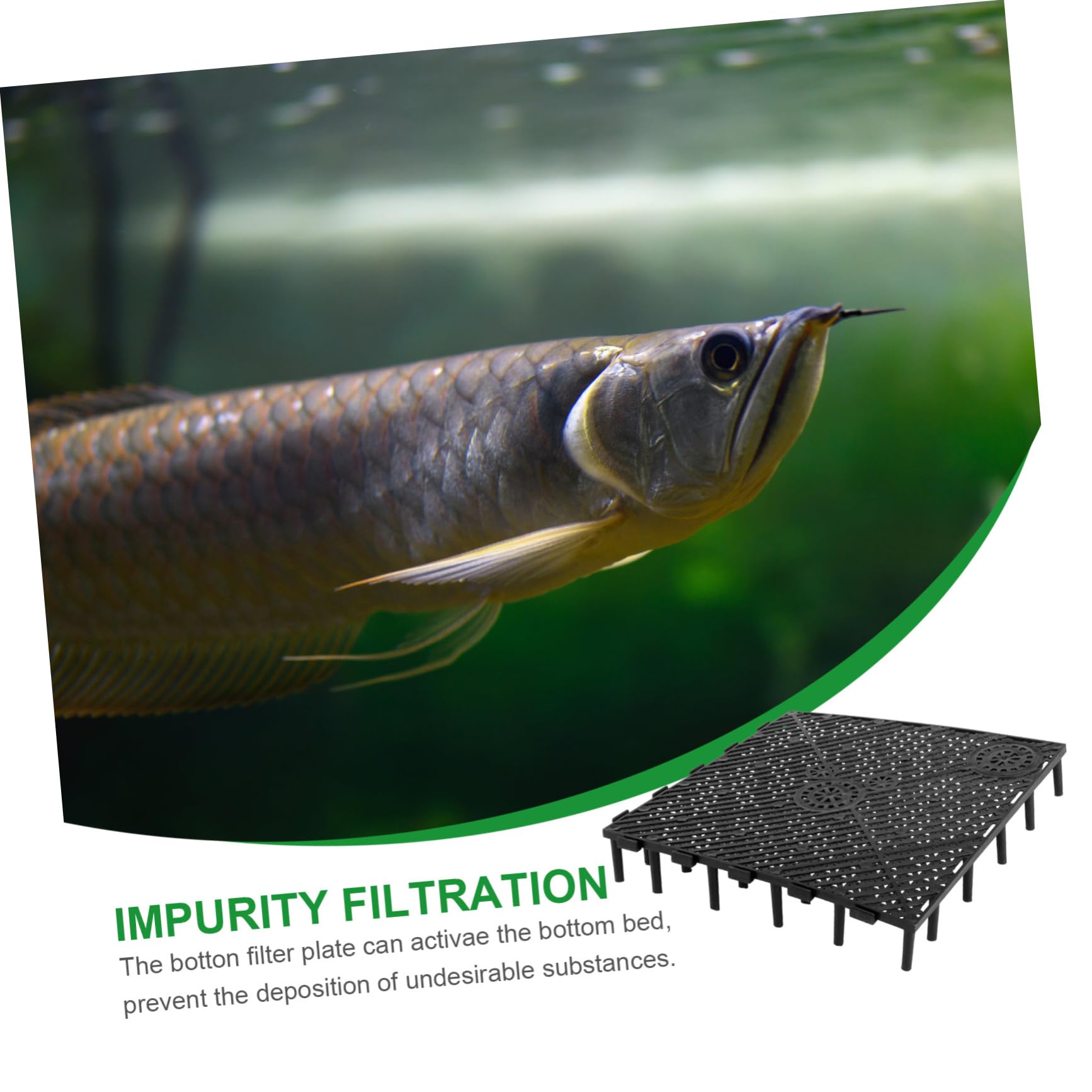 2 Sets Aquarium-zubehör Bodenplatte PVC-spleißen Für Große Und Seefischaquarien Schwarz 20 Stück * 2