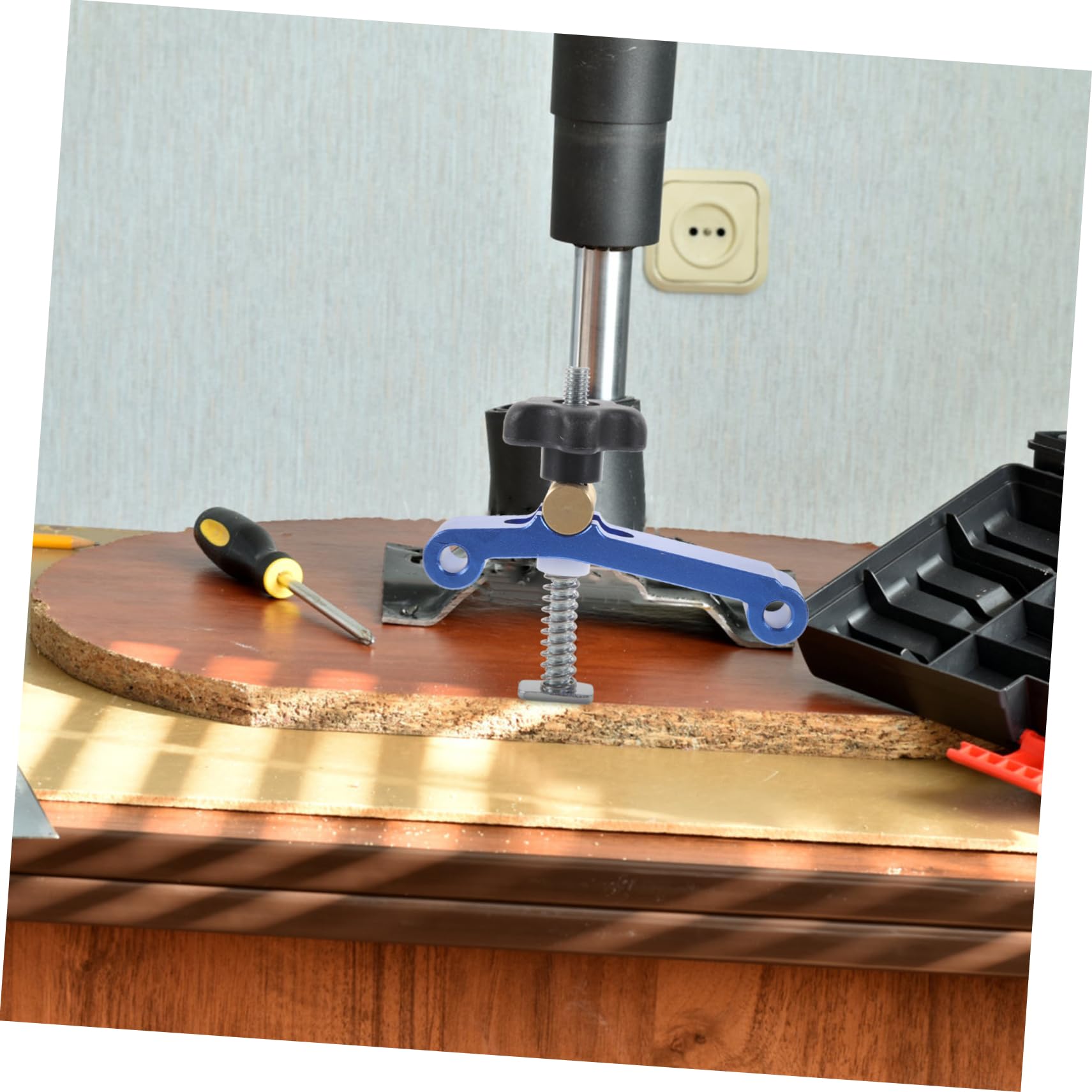 Pinces De Maintien Pour Rail En T - Jeu Métal M8 - Serrage Rapide - Pour Travail Du Bois Et Métal