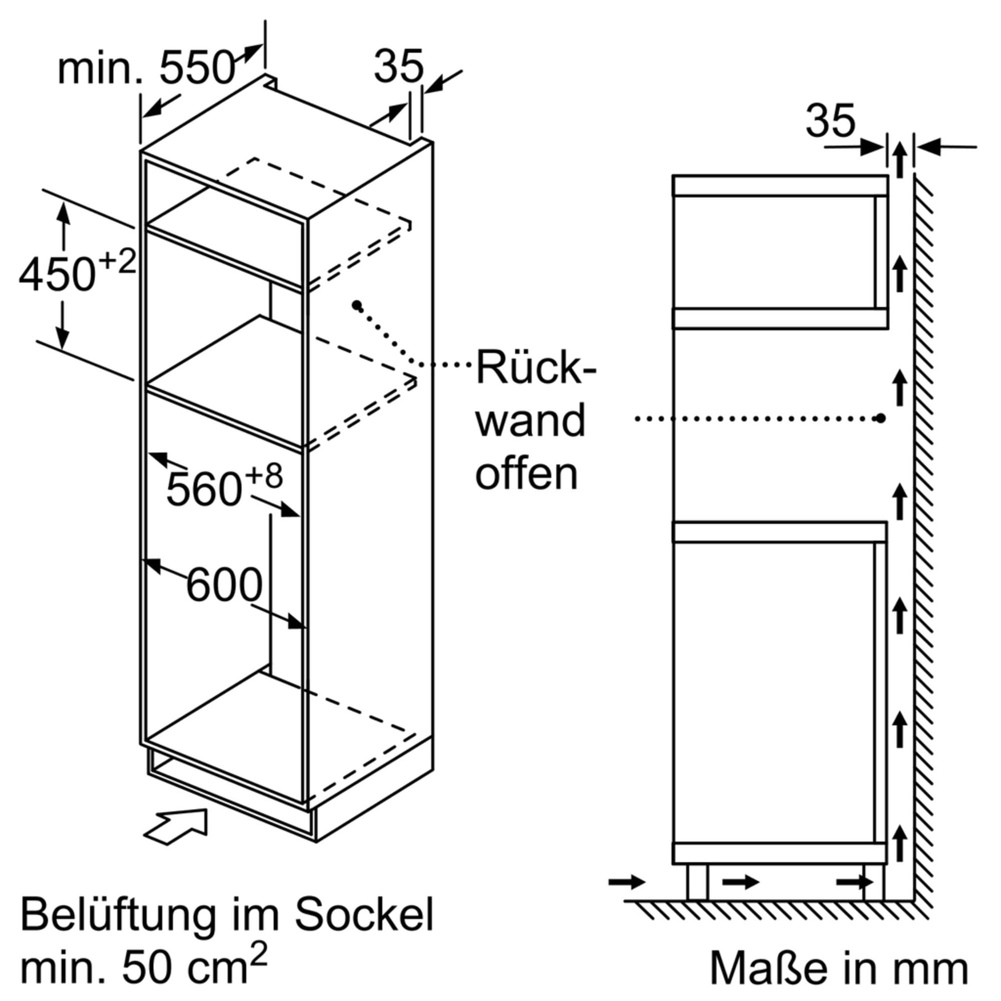 Neff N 50, C1AMG84G1, Einbau Mikrowelle mit Heißluft 60 x 45 cm, Easy Clean für schnelle Reinigung, LCD Display, 1-Touch Buttons, Automatikprogramme, Grill, Graphite-Grey