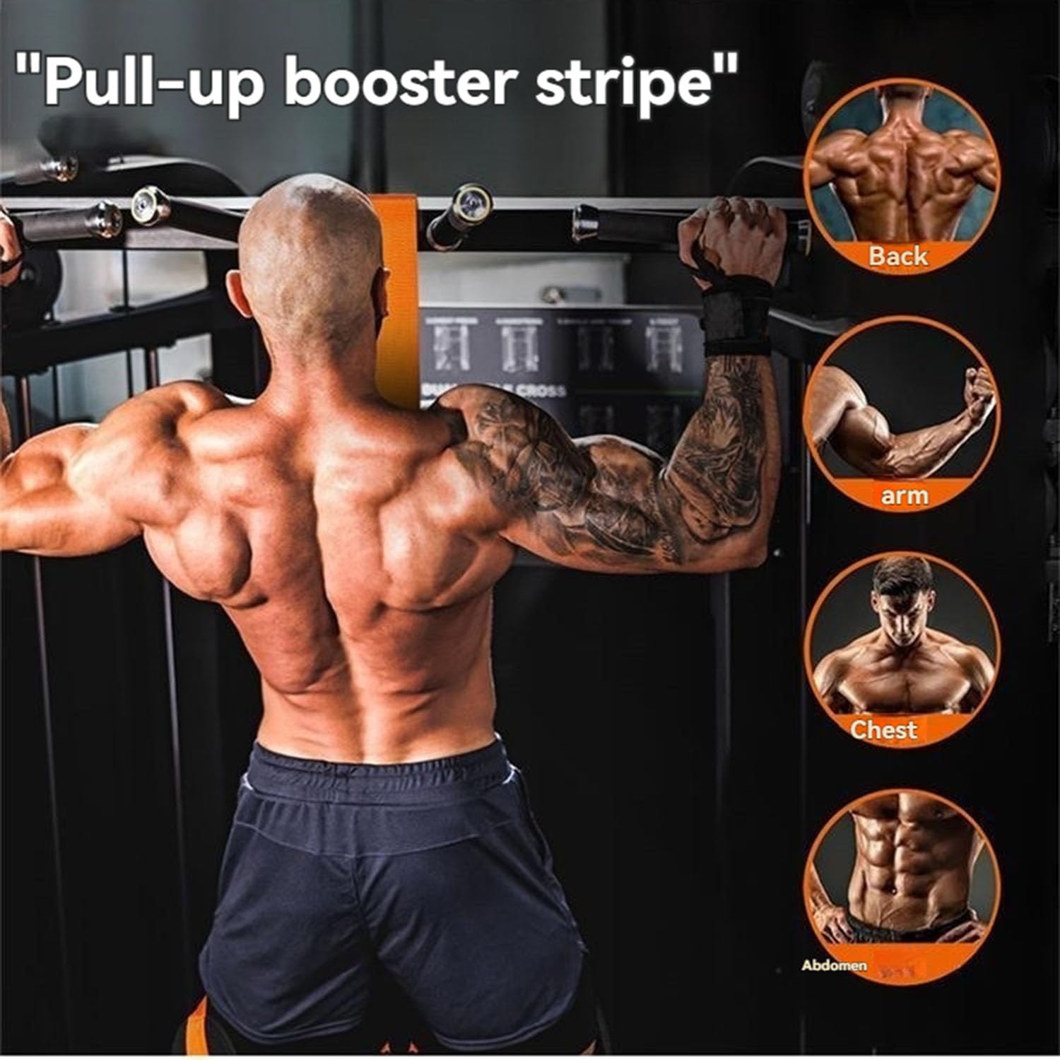 Fasce Elastiche Trazioni 3 Livelli Regolabile Supporto Barra | Adjustable , Padded Foot Loops, Steel Buckles, Natural Rubber, , Gym, Pull-Up Assistance, Calisthenics