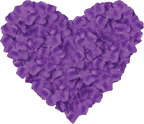 Miniatura 33 de 1000 pétalos de rosa de seda artificial, para decoración de bodas, fiestas Hecho a mano Marfil 200,Azure,Negro,Azul,Borgoña,Champán,Rojo oscuro y