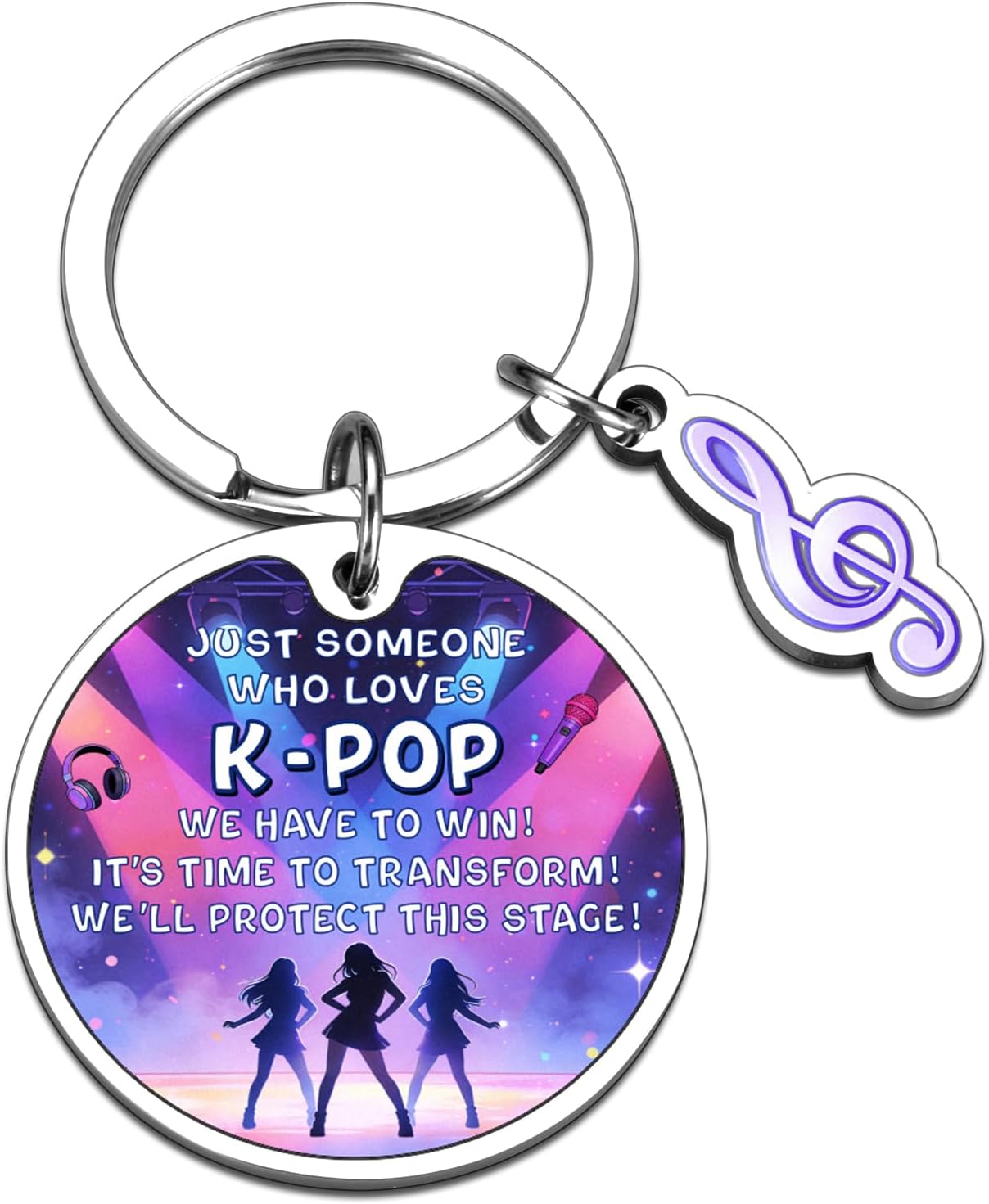 Perleddom Kpop Gifts for Girls Easter Gift for Woman Kpop Keychain Merch for Teen Girl K Pop Lovers Gifts for Fans Korean Stuff for Female Friends Korean Music Lovers Gift