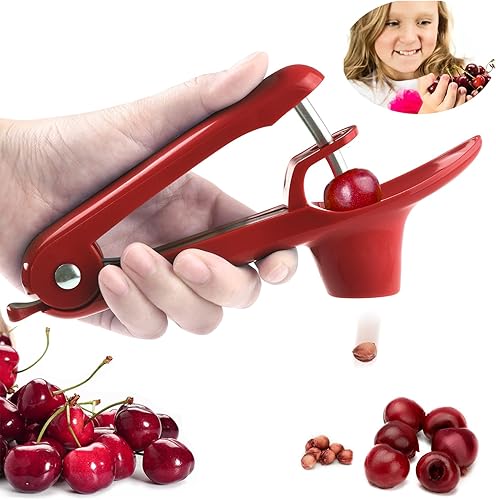 Cherry Pitter Cherries Corer Cherry Remover Cherry Pitter Tool (rojo)
