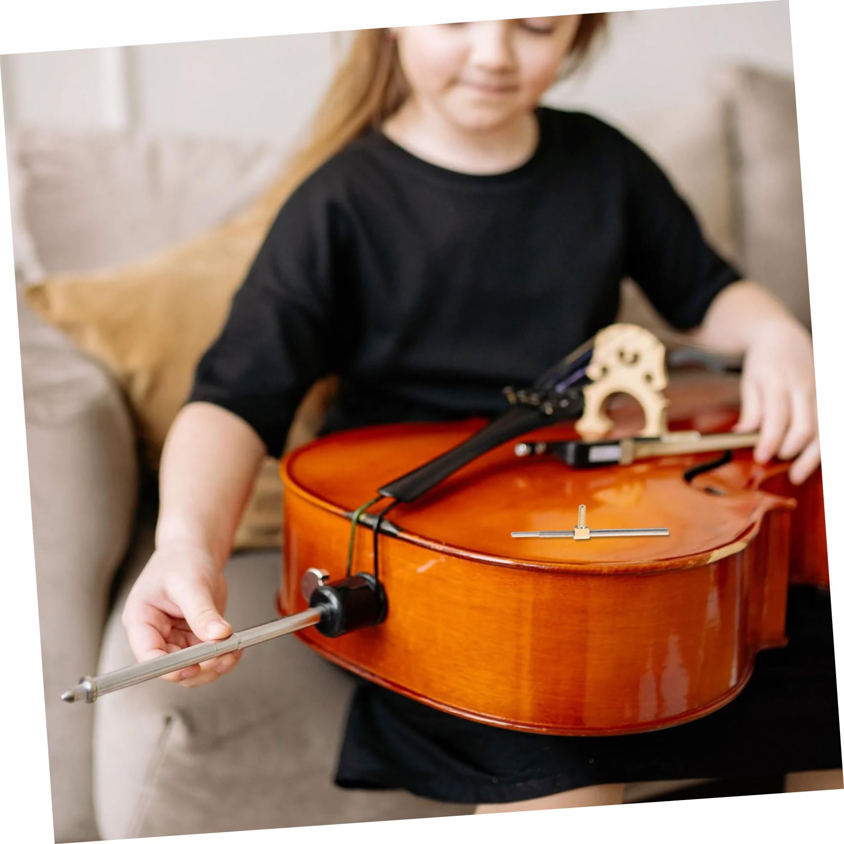 4 Viti Di Ricambio Per Archetto Di Violoncello - Accessori Essenziali Per Manutenzione E Riparazione