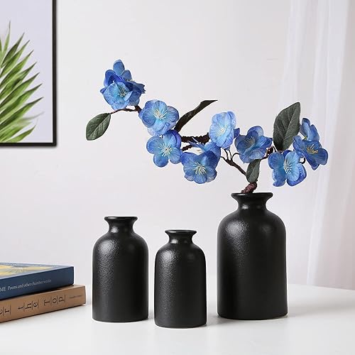 Miniatura 4 de Jarrones de Flores Secas, Jarrón de Cerámica, Decoración para la Sala de Estar, Decoración para Arreglos Florales, Accesorios para Fotografía