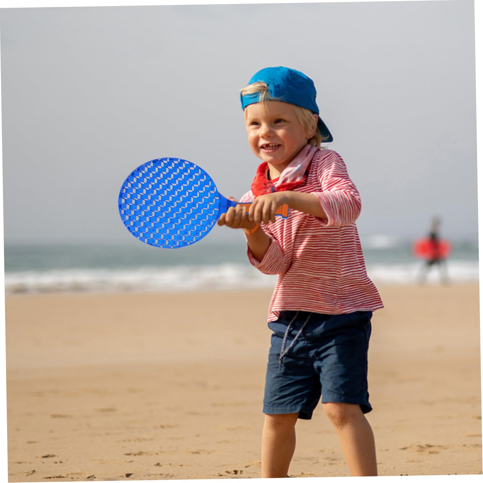 KESYOO 1 Set Plastic Tennis Racket for Lightweight Badminton Racket with Balls for Outdoor Sports and Beginner Training Promotes Coordination and