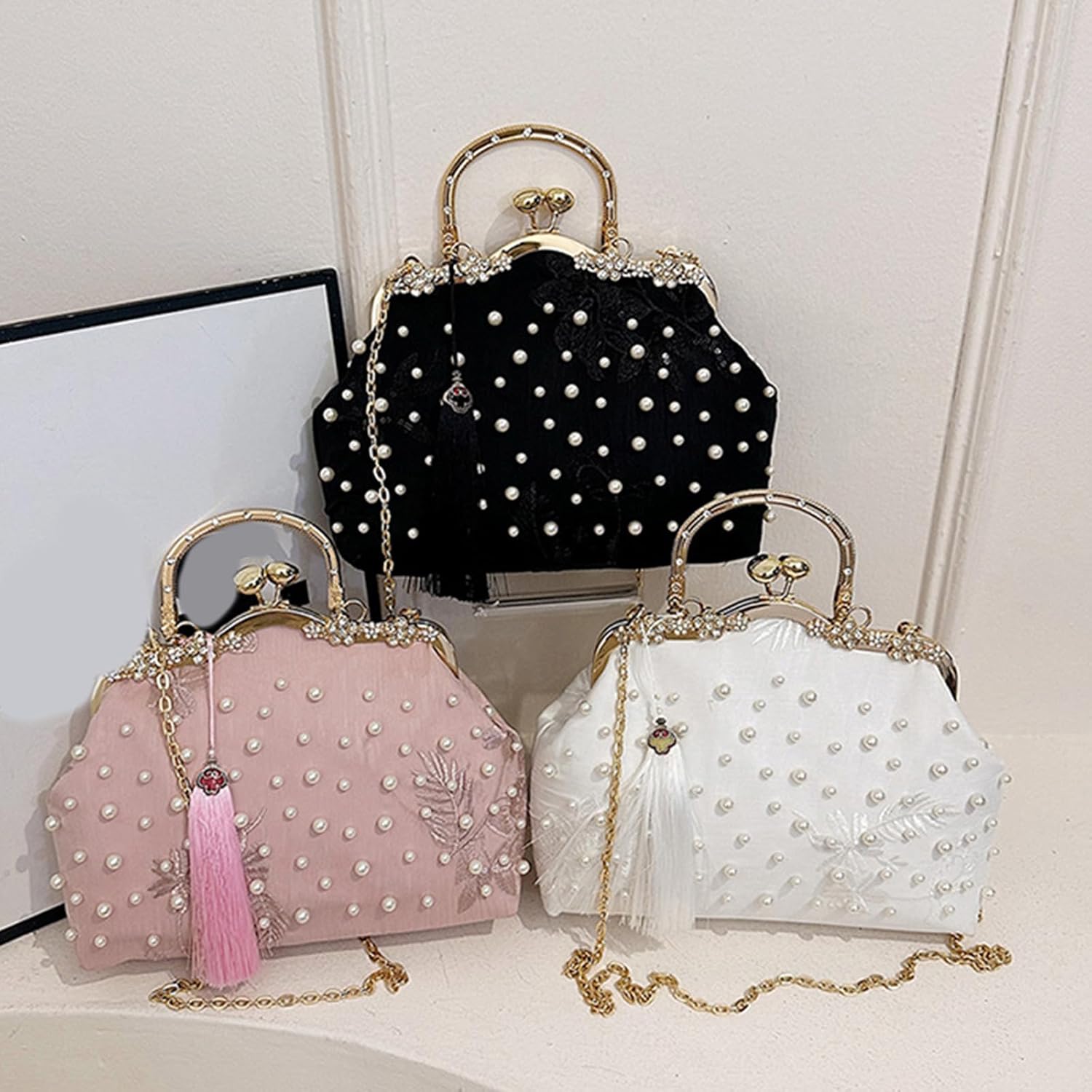 Contemporary Crossbody Bag With Flower Designs Functional Women's Handbag Shoulder Purse For Casual Or Prom Occasion Floral S