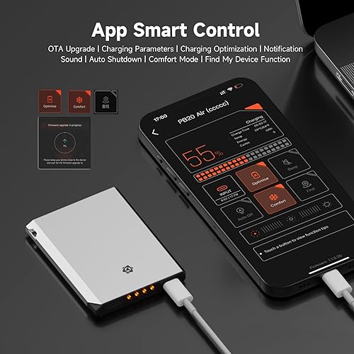 Miniatura 8 de Banco de energía inalámbrico 7000 mAh Powerbank inalámbrico 18 W PD carga rápida mini portátil magnético batería externa banco de energía para