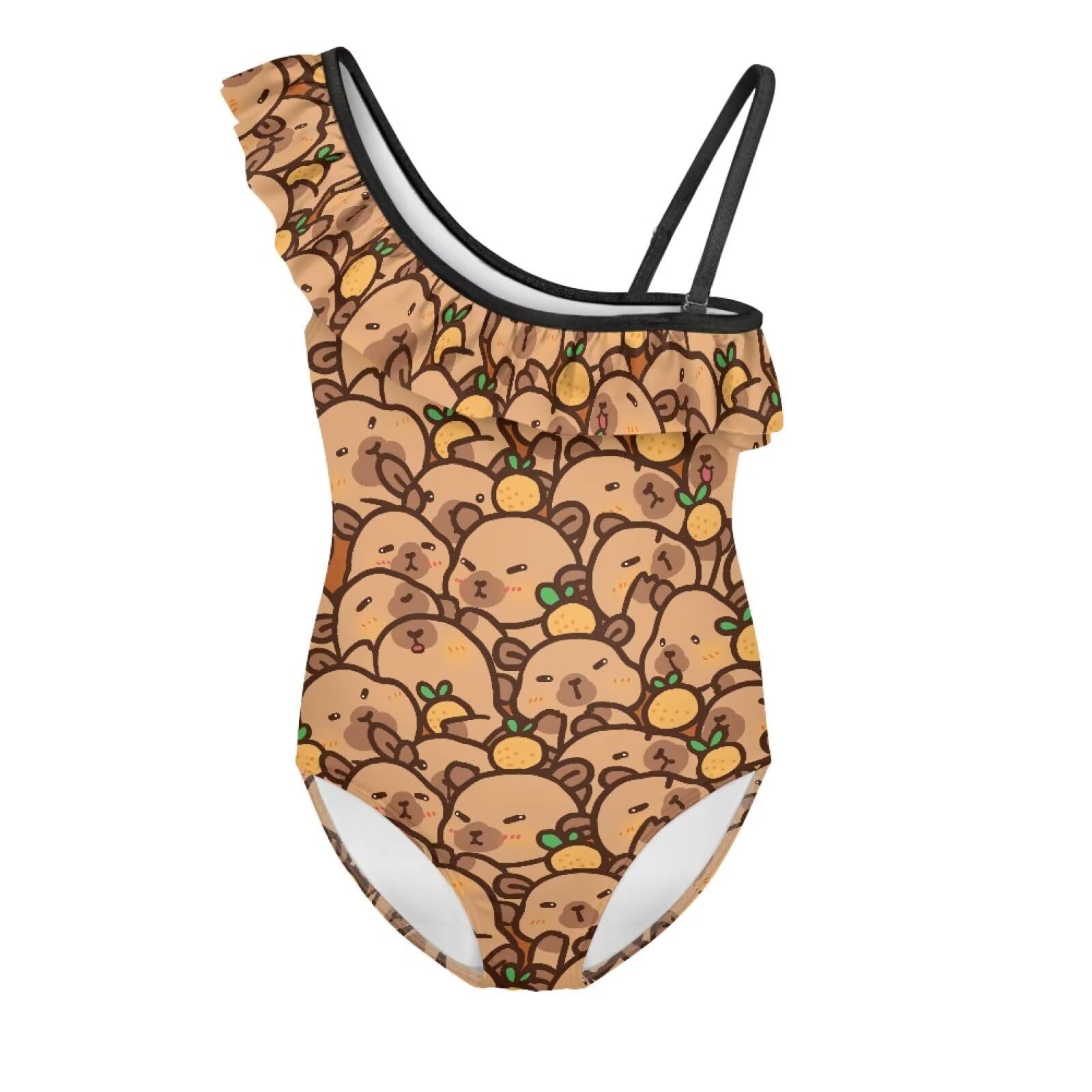 Yzaoxia Girls One Piece Swimsuits Bathing Suit for Kids Swimwear 3-14Y