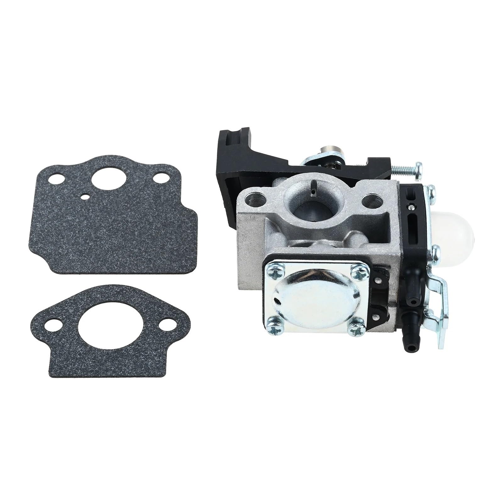Carburador de motosierra con 2 uds juntas aptas para SRM-3020 PAS-3020 Carb OEM A021004831 herramienta eléctrica jardín