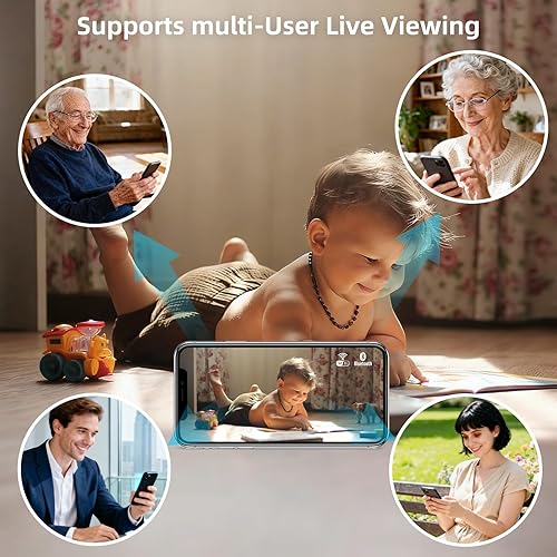 Miniatura 7 de Mini cámara espía WiFi mejorada 2025, cámara oculta, pequeña cámara inalámbrica para niñera real 1080P con visión nocturna para seguridad interior,