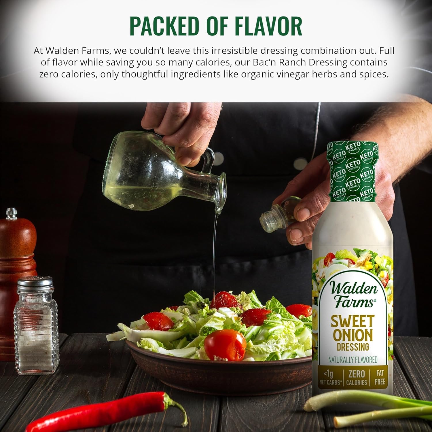 Walden Farms Sweet Onion Dressing 355 ml