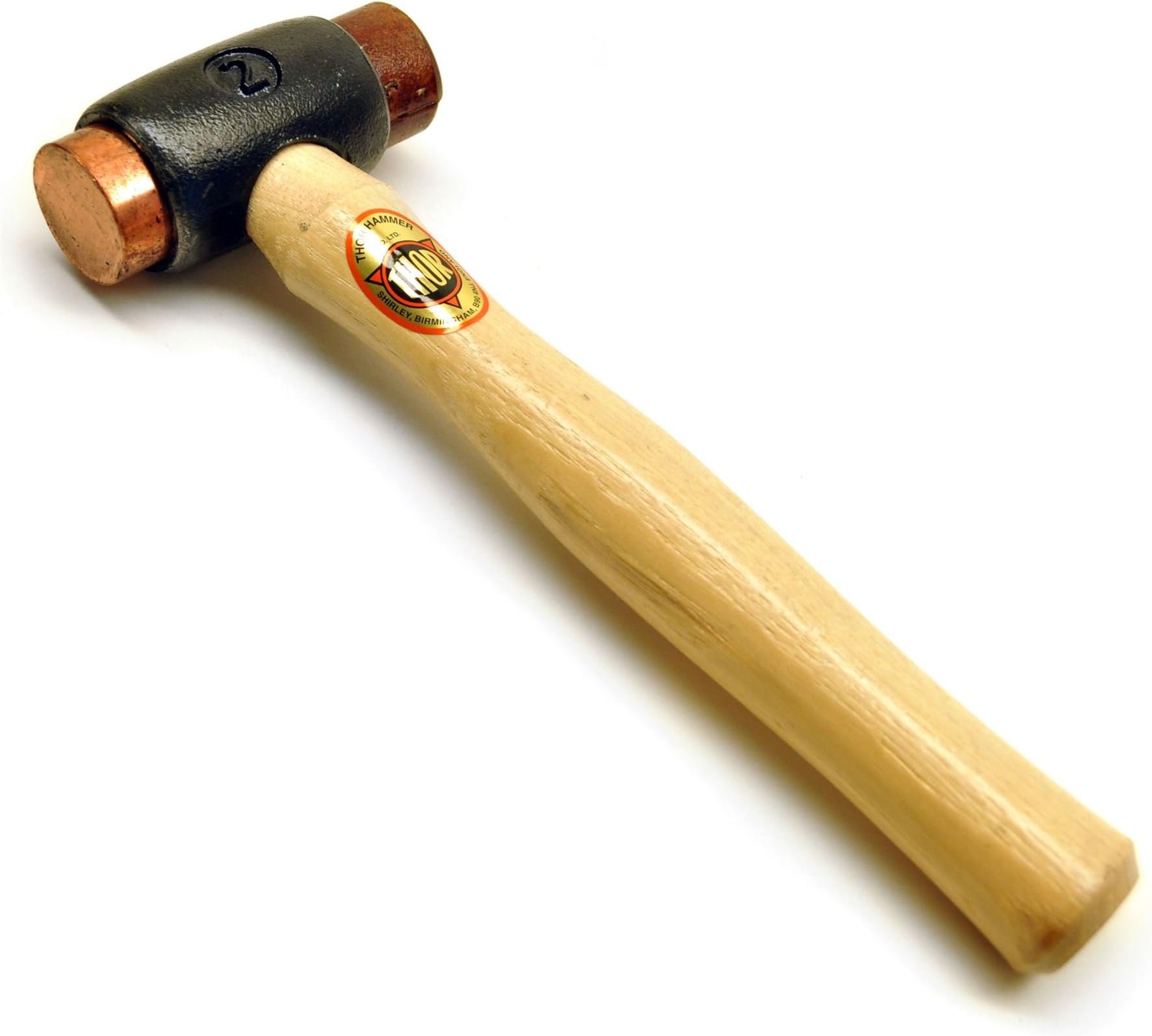 Thor 2 Copper & Rawhide Faced Hammer/Hide Mallet Dead Blow TE351