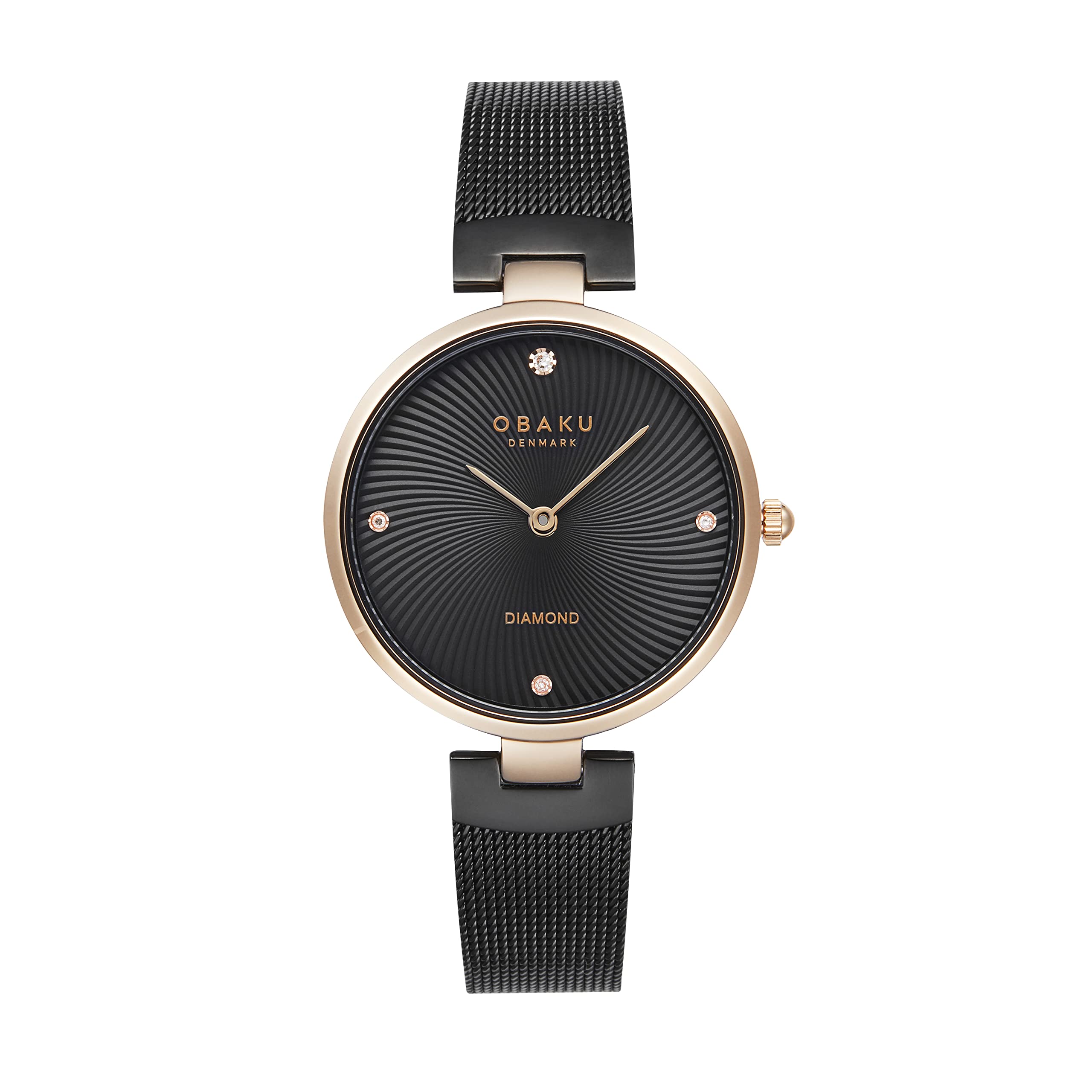 Obaku Diamant Night Analog Black Dial Womens Watch-V256LXVBMB-DD (B0B2MWQT29) Amazon Price History, Amazon Price Tracker