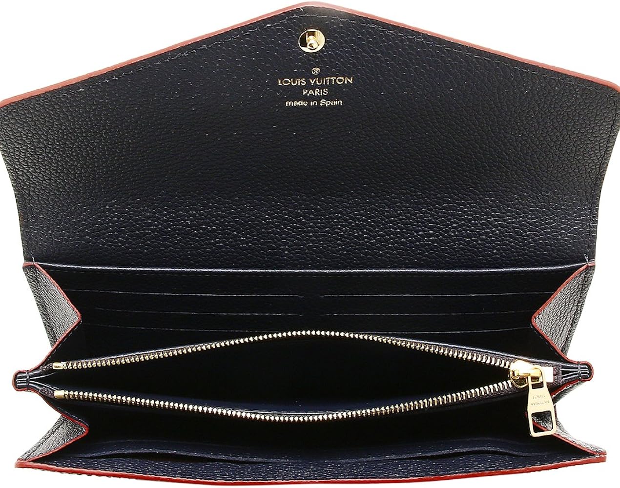 Louis Vuitton 長財布 M61182、M62125 ネイビーレザー Louis Vuitton 長財布 M61182、M62125 ネイビーレザー