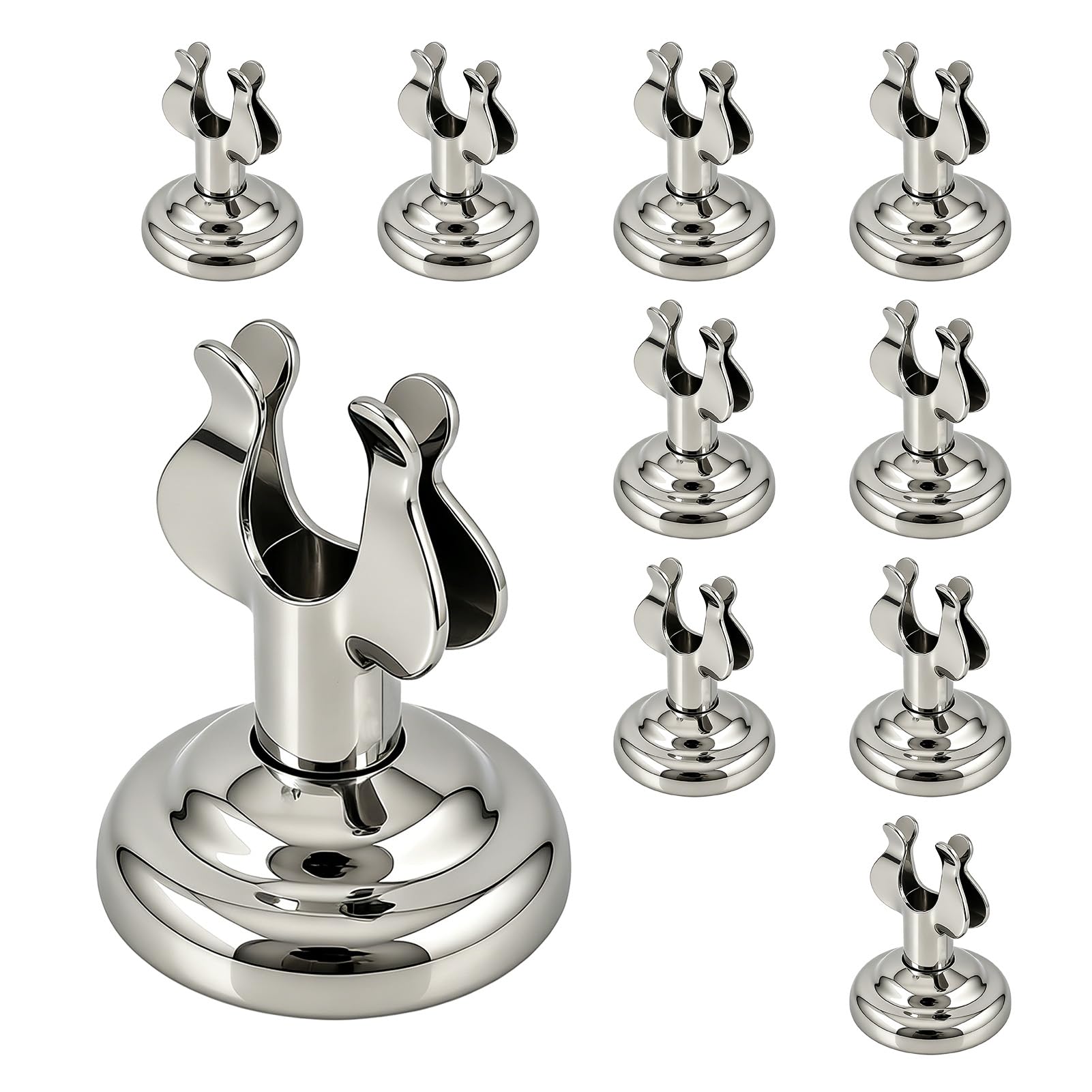 Porta del numero di tavolino per piccolo tavolo da 10 pezzi da 4 cm, supporto clip arpa in acciaio in acciaio/tavolo supporto tabletop stand matrimonio ristorante
