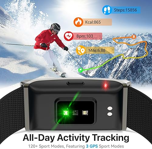 Miniatura 4 de Smart Fitness Bracelet NOVA5.0 Monitor de salud sin pantalla portátil para hombres y mujeres, monitor de presión arterial continuafrecuencia