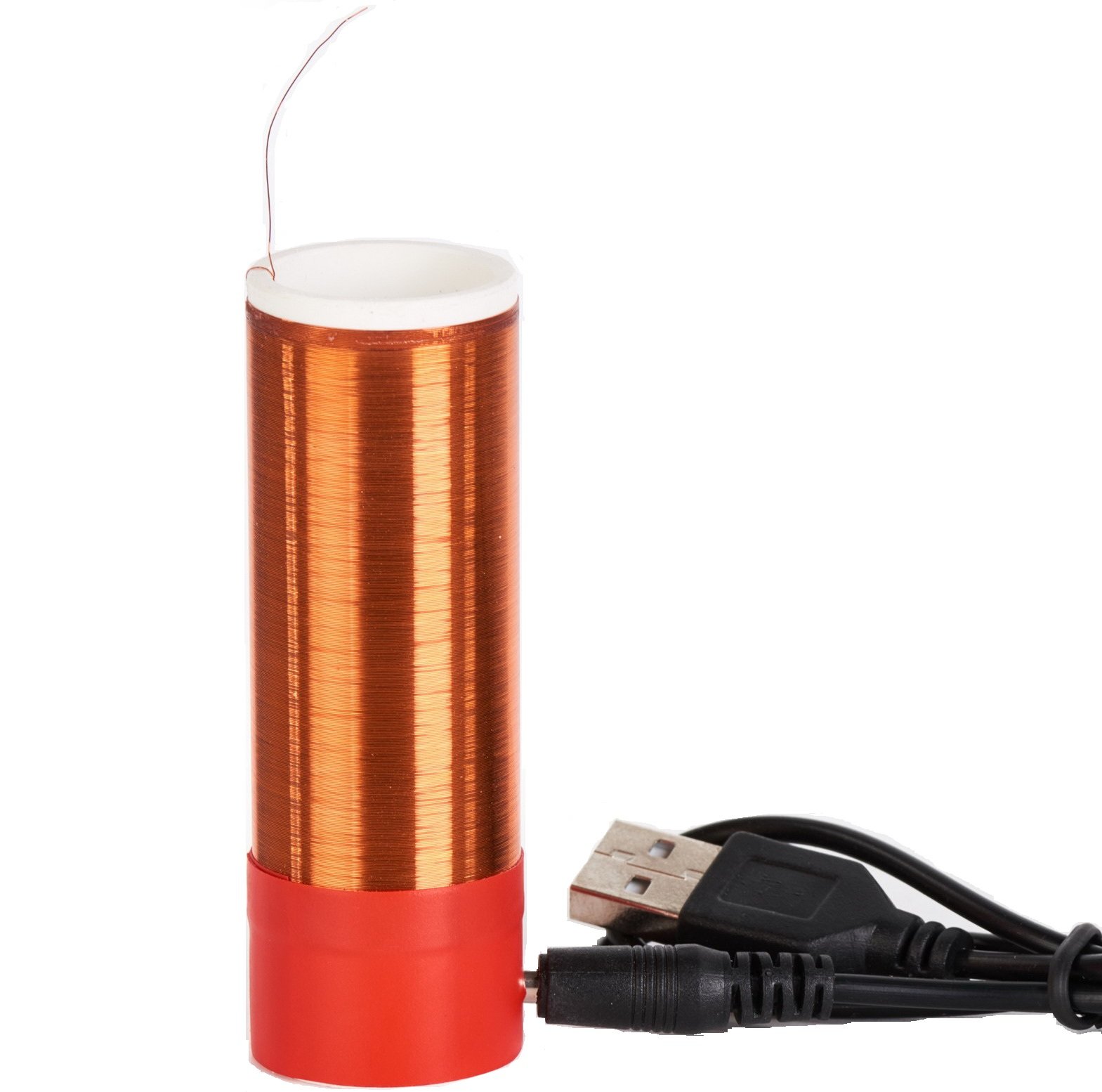 Sunnytech 5V Super Mini Tesla Coil Wireless Transmission Portable Magic Prop Toy, JX01