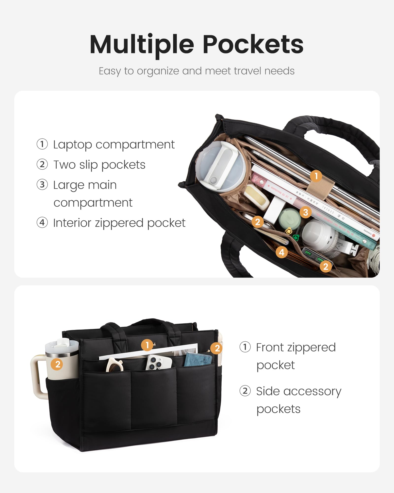 LOVEVOOK Borsa shopper da donna, borsa per computer portatile, grande borsa per insegnanti, borsa a tracolla per università business