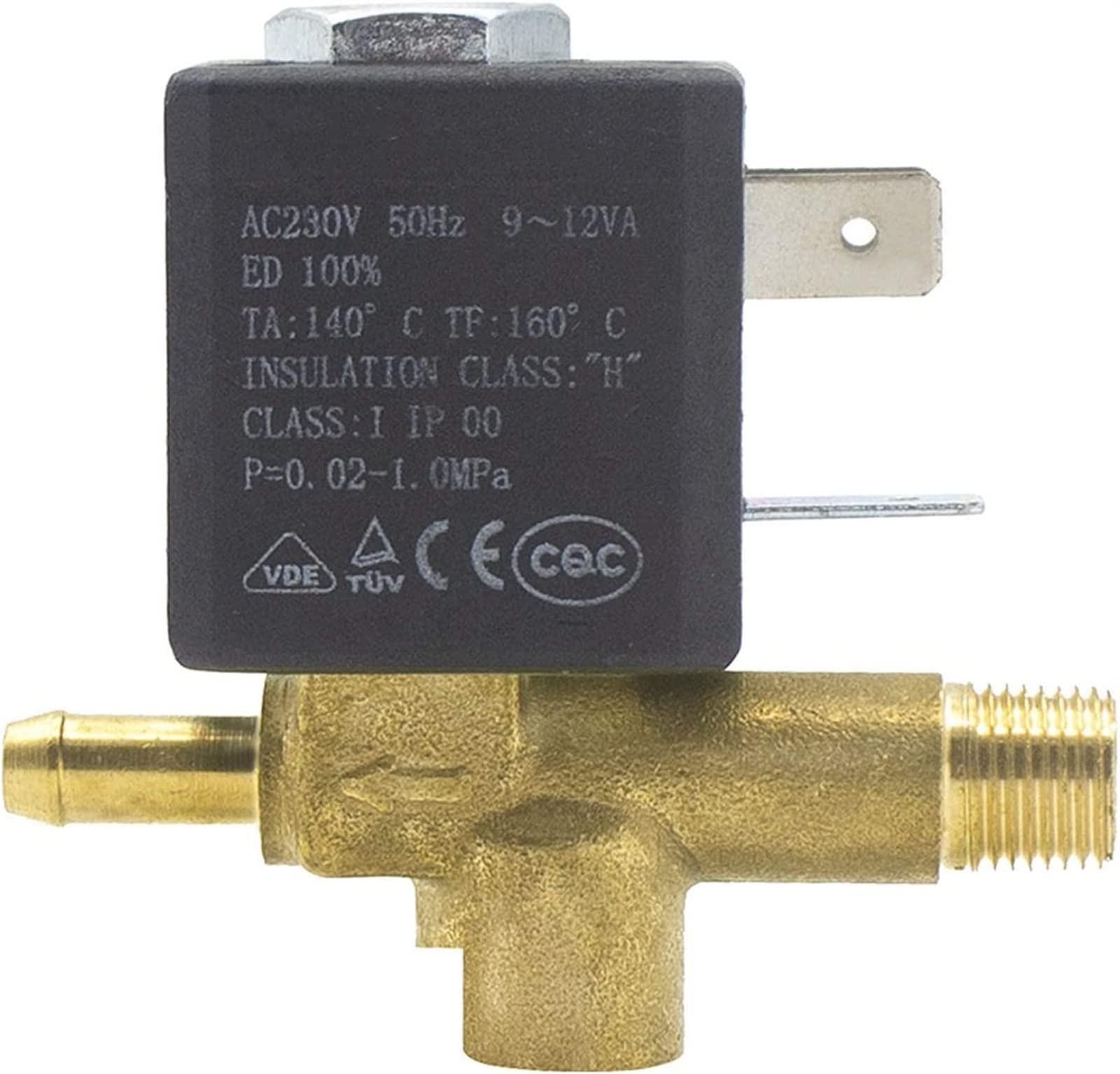 Électrovanne Vapeur Eau Gaz FIDEMM AC230V Filetage Externe G1/8 Pouces 2/3 Voies