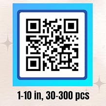 Custom QR Code Stickers, 1-10 in, 30-300 pcs, Waterproof Glossy Vinyl Custom Labels for Business, Upload Your Code 4 in