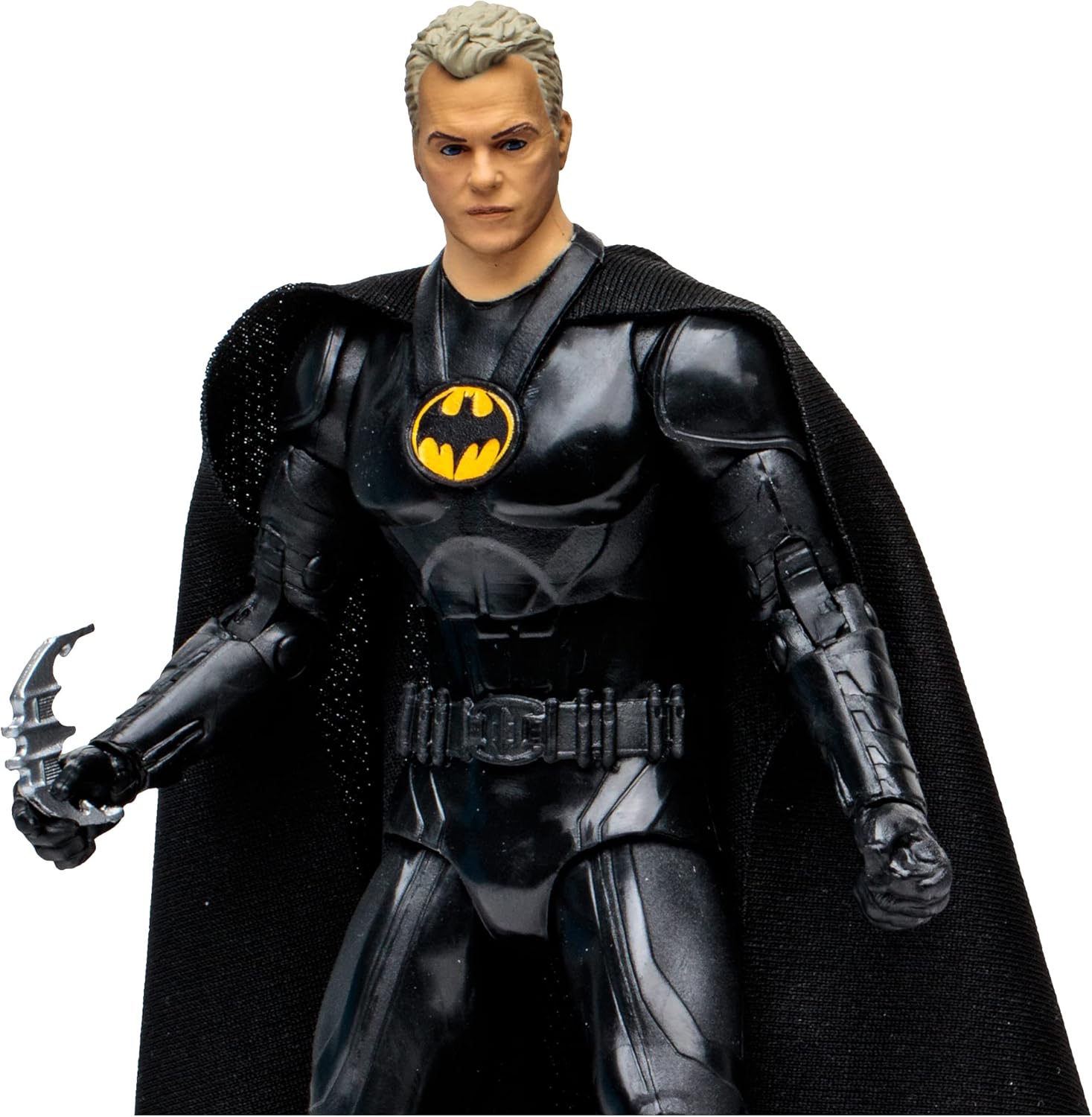 McFarlane Toys DC Multiverse Movie 7 Inch Action Figure The Flash Exclusive - Unmasked Batman (Gold Label), Black