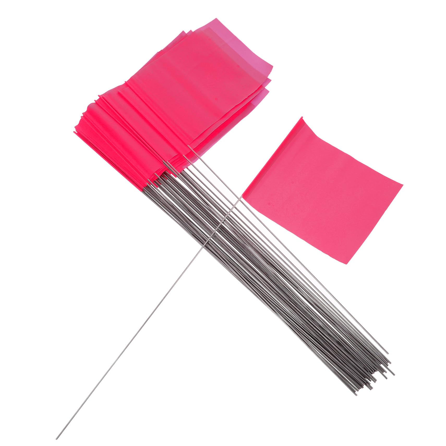Drapeaux de marquage réutilisables BESPORTBLE roses pour l'irrigation
