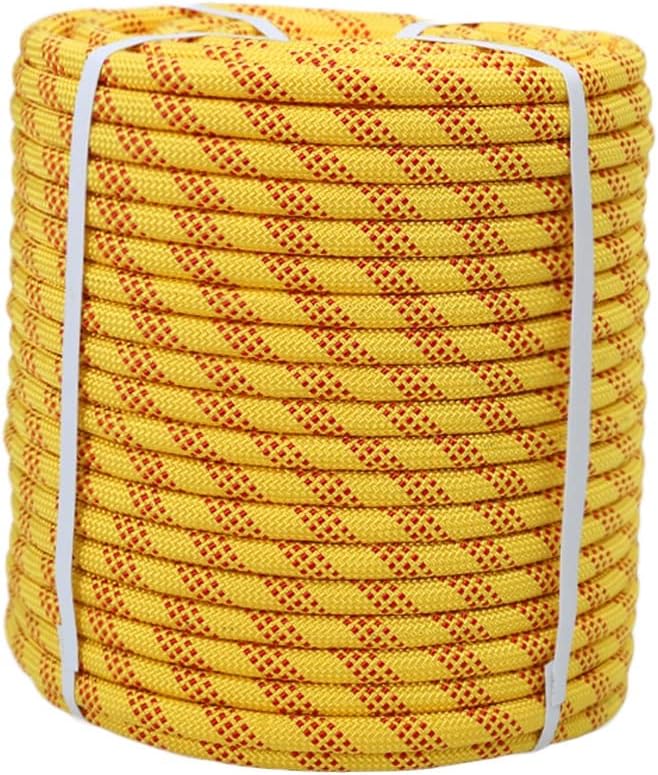 Boat rope Strong Polyester Rope Pulling Rope Double Braided Nylon Rope for Marine Kayak Boat boat dock rope Tree Work Swing boating accessories (Color : 16mm, Size : 100m)