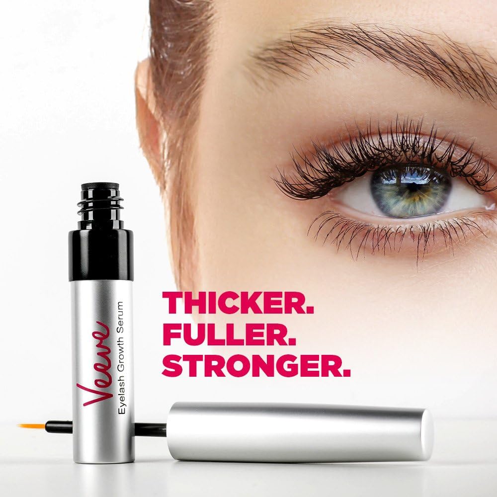 Eyelash & Eyebrow Growth Serum-Clinically formulated & Tested with SymPeptide to grow Lashes by 10%! Made in the USA!